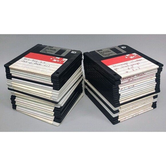 Unbranded Other - 50 Pack 3.5" 3M Vintage Used Floppy Disks